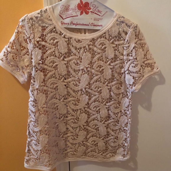 Loft cut out floral blouse - Picture 2 of 6